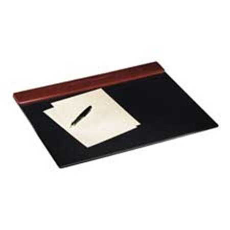 ROLODEX CORPORATION Rolodex Corporation ROL23390 Desk Pad With Wood Pencil Ledge- Mahogany ROL23390